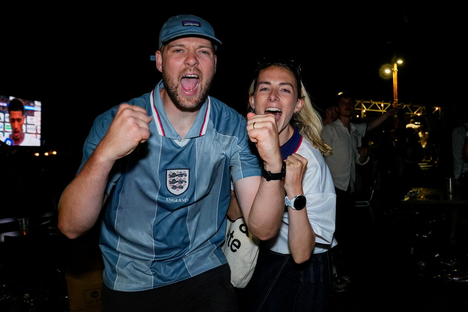 Gallery | The best fanzone images from England's win over Norway