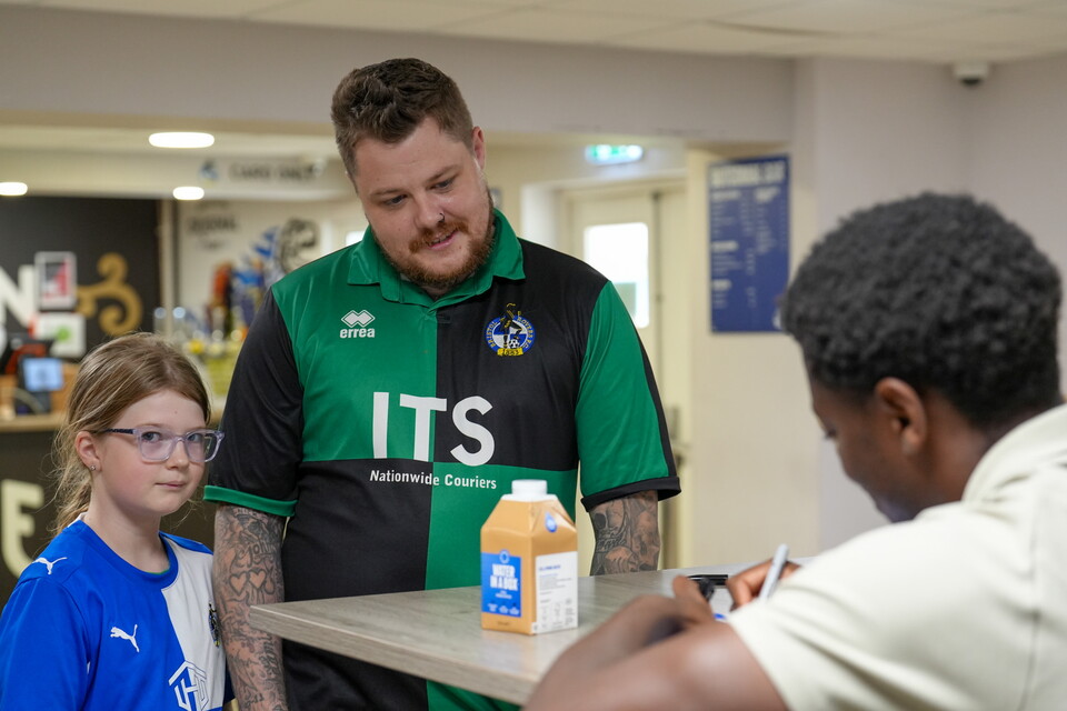 Season Ticket Holders Flock To The Mem For Exclusive Tertiary Kit Event