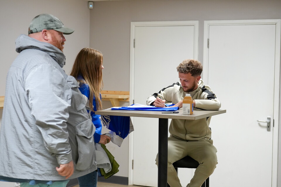  Season Ticket Holders Flock To The Mem For Exclusive Tertiary Kit Event
