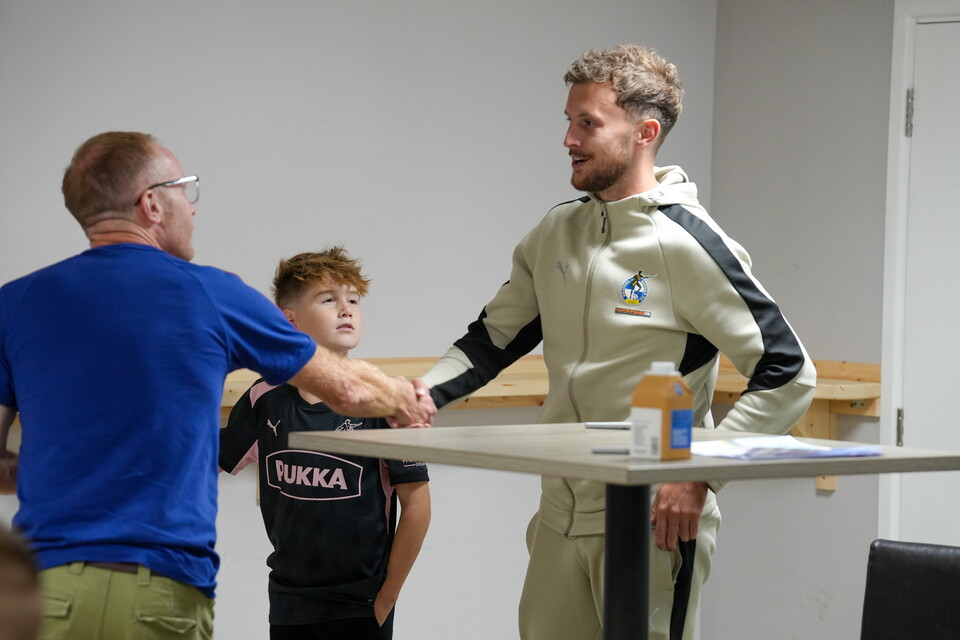  Season Ticket Holders Flock To The Mem For Exclusive Tertiary Kit Event