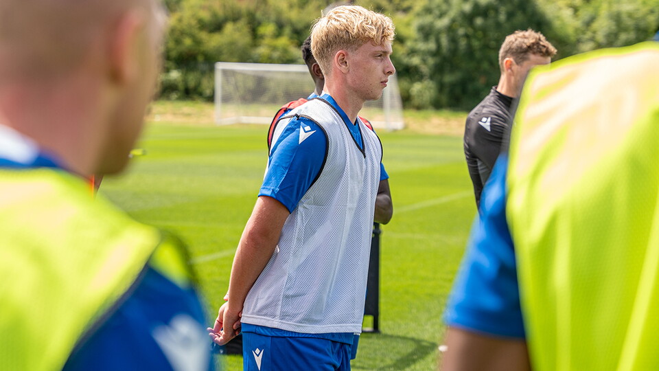 Dan Ellison in training