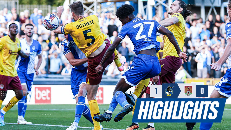 Highlights | Bristol Rovers 1-0 Northampton