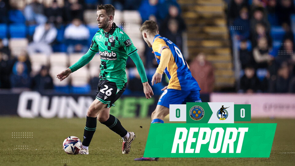 Away report Shrewsbury Town