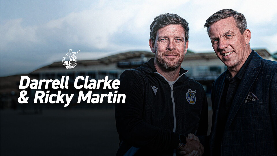 Darrell Clarke and Ricky Martin
