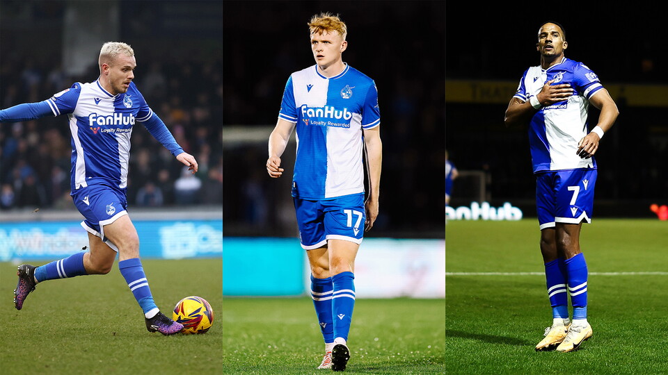 Luke Thomas, Connor Taylor and Scott Sinclair 