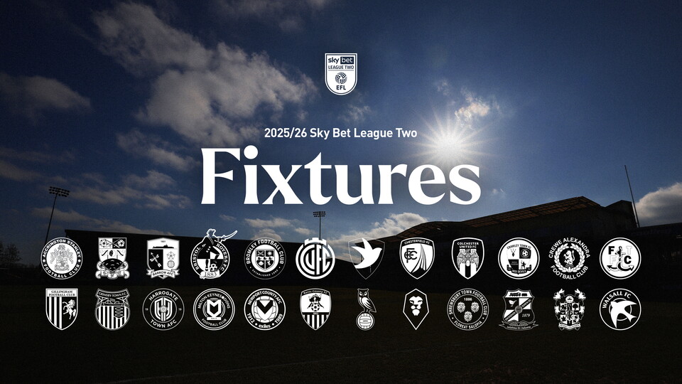 2025/26 fixtures cover