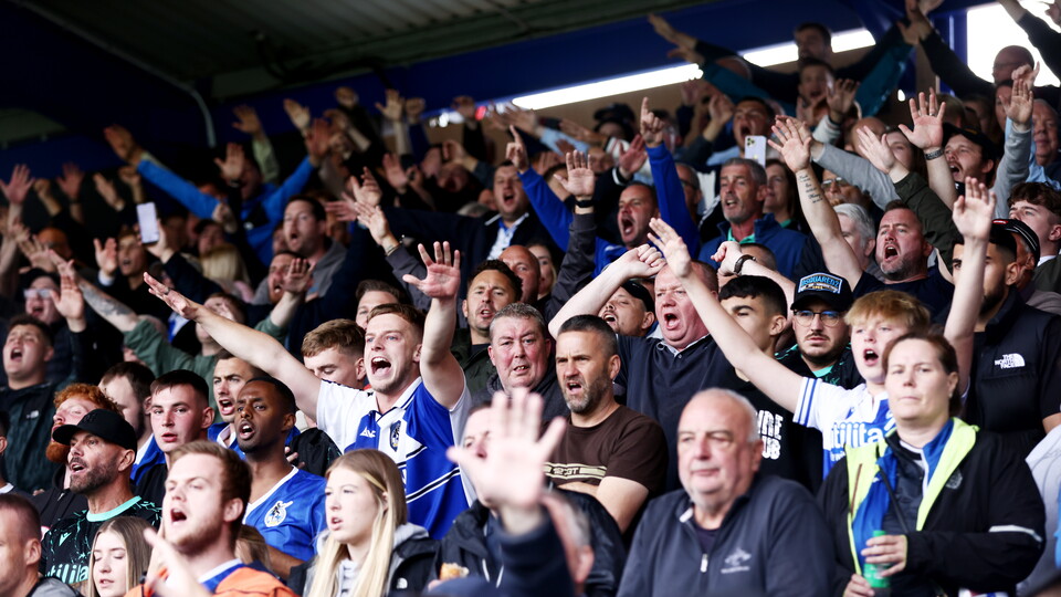 Bristol Rovers away fans