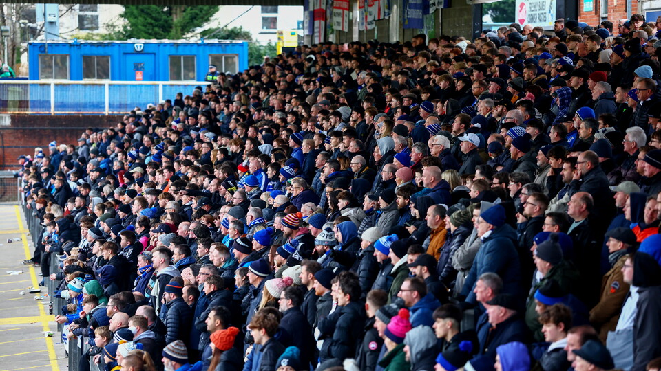 Photograph of fans in North Terrace