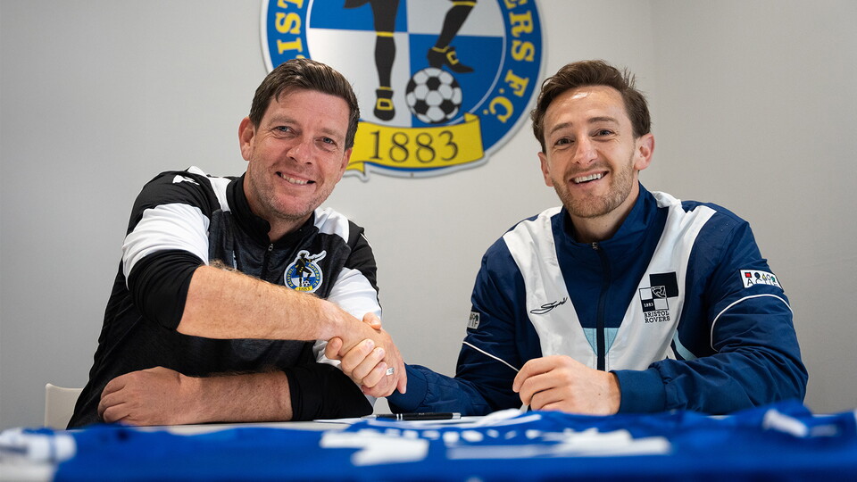 Darrell Clarke and Tom Lockyer 