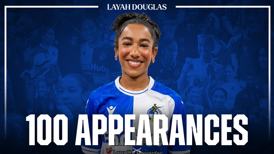 Layah Douglas 100 Appearences