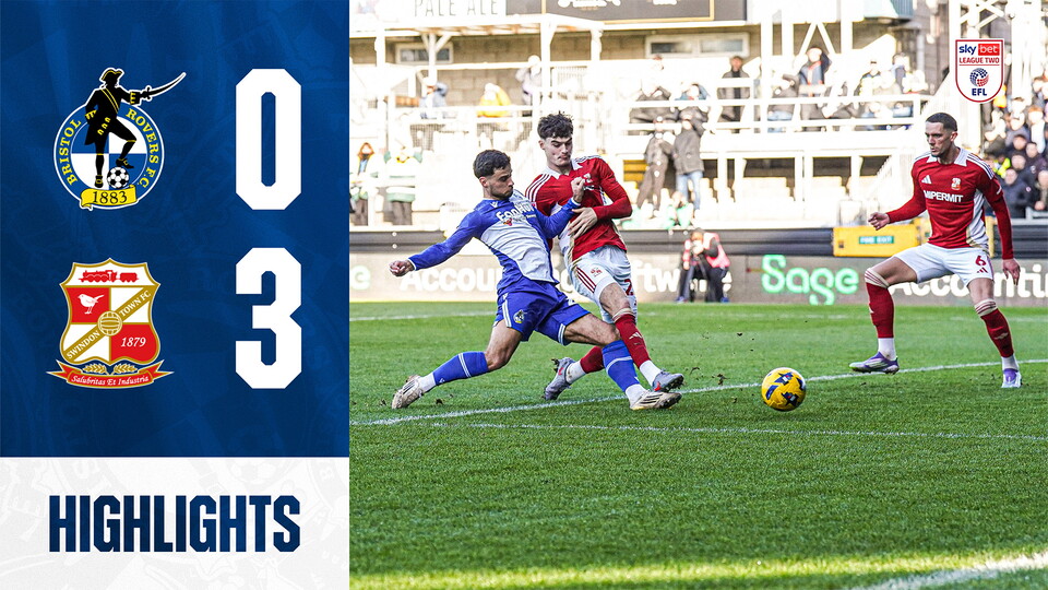 Bristol Rovers 0-3 Swindon Town