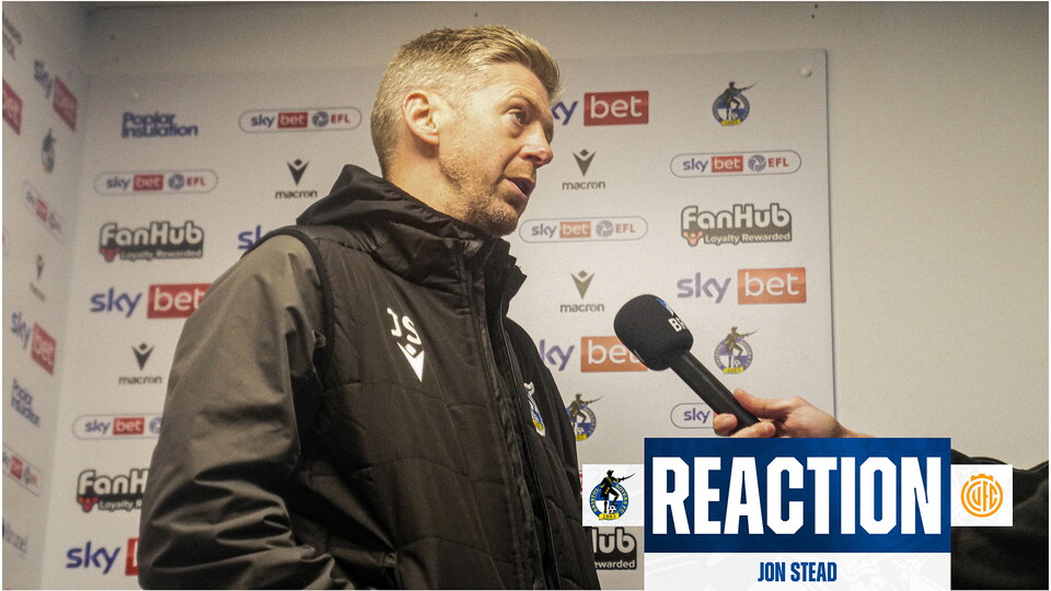 Jon Stead post-match