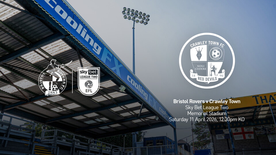 Fixture change for Crawley 