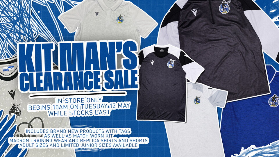 Kit Man's Clearance Sale