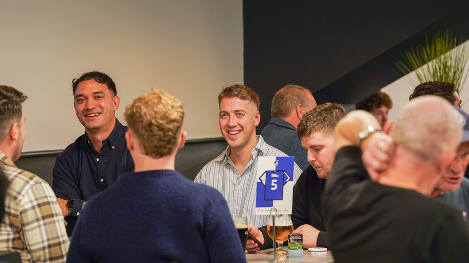 Supporters enjoying Hospitality Suite