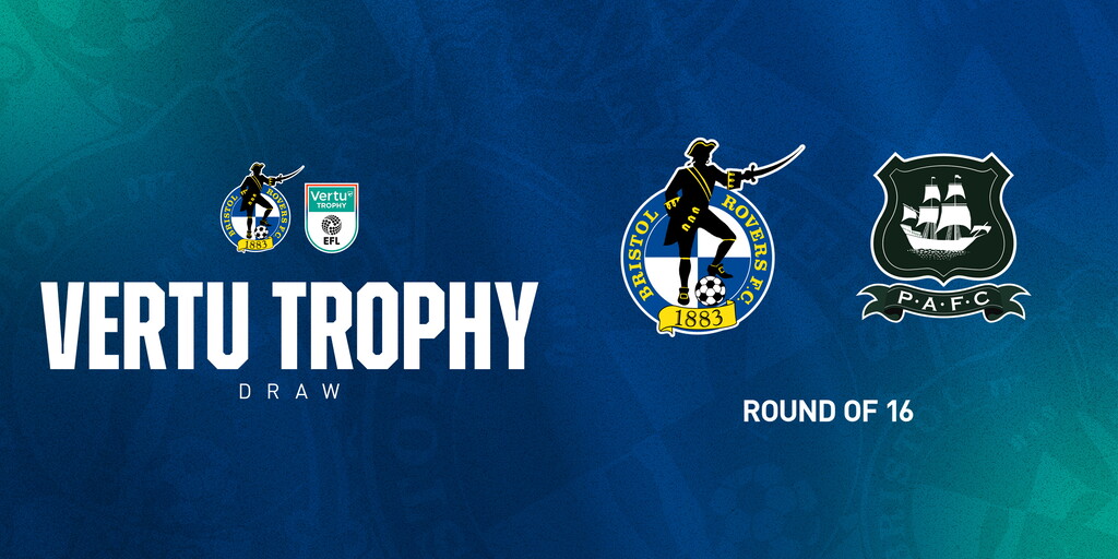 Image for Rovers to face Plymouth in Vertu Trophy Round Of